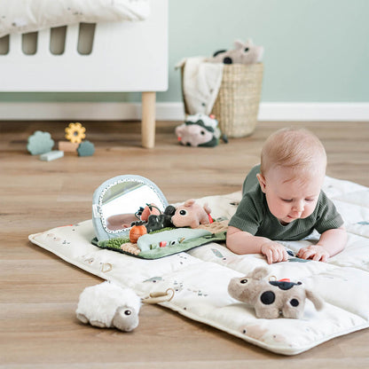 Done By Deer Tummy Time sensory Mirror Tiny Farm