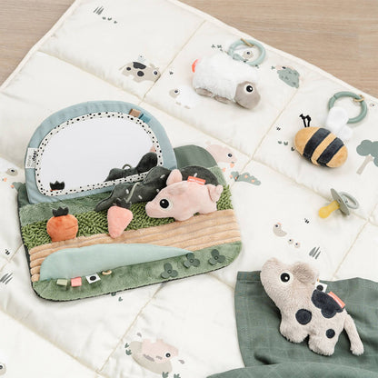 Done By Deer Tummy Time sensory Mirror Tiny Farm