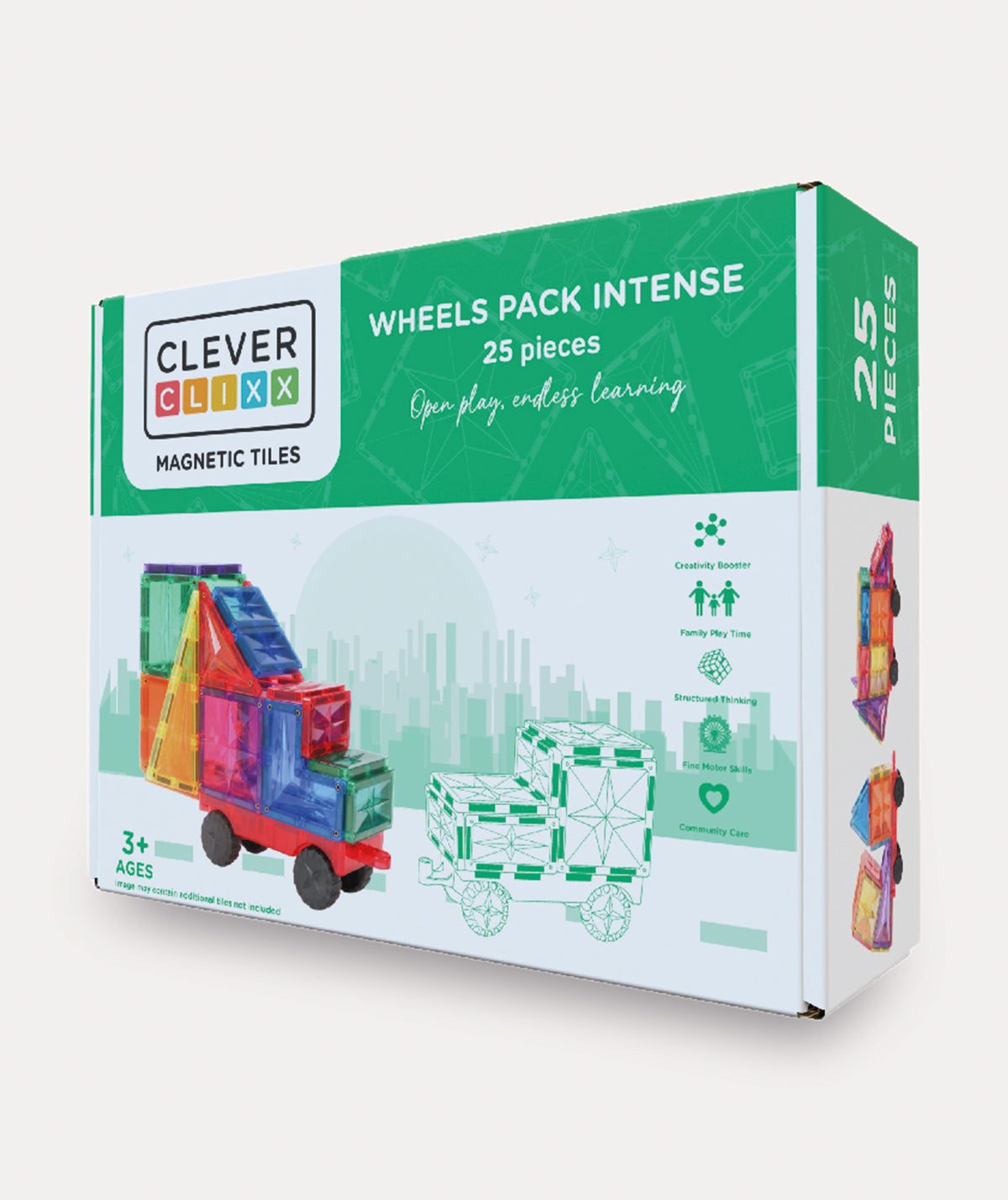 Cleverclixx Wheels Pack Intense 25 Pieces