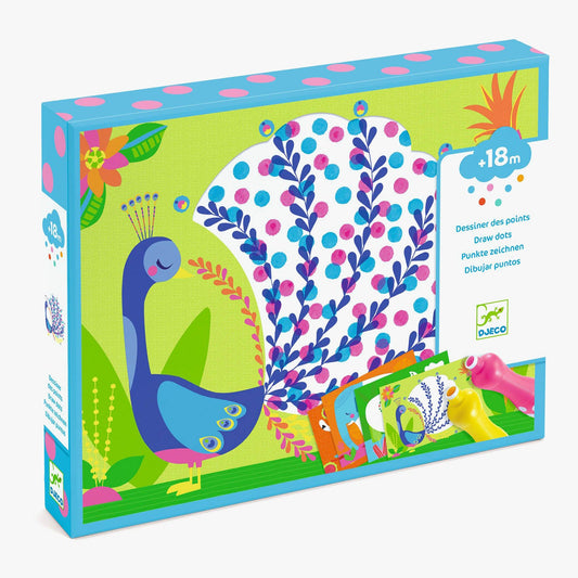 Djeco All about the dots art kit