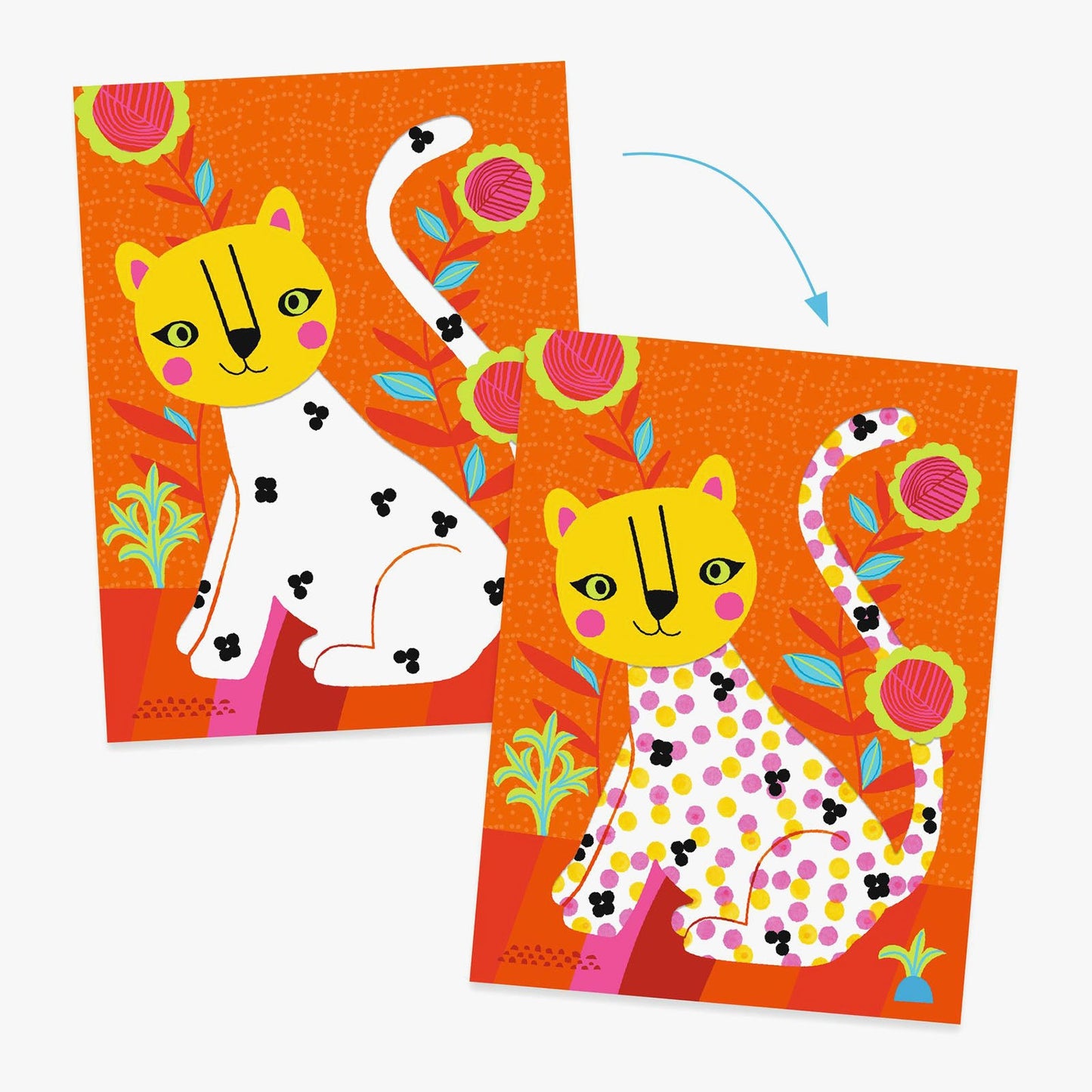 Djeco All about the dots art kit