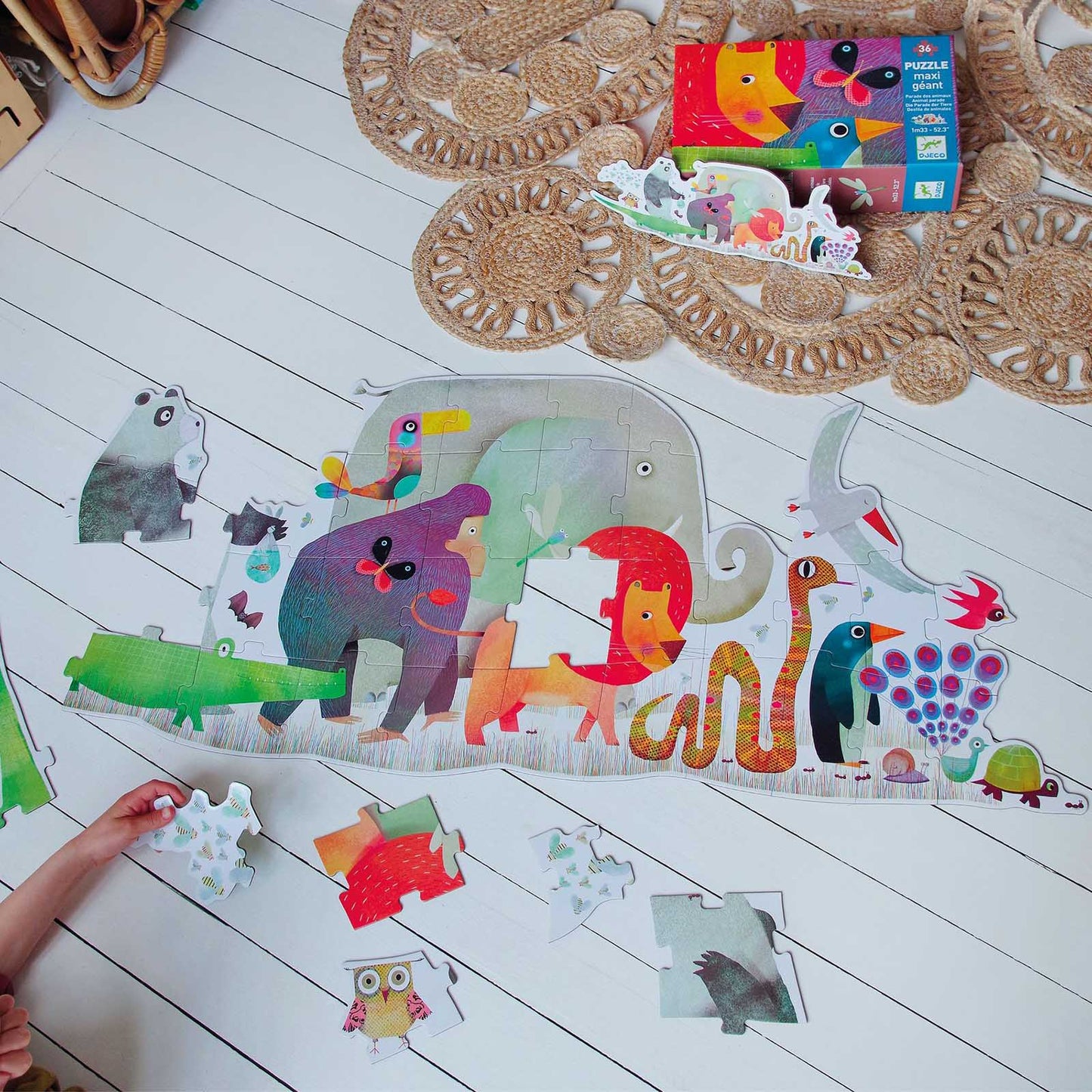 Djeco Animal Parade Puzzle 36 Piece