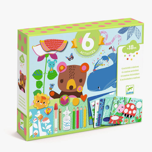 Djeco 6 Crafts Activity Pack The Mouse and His Friends