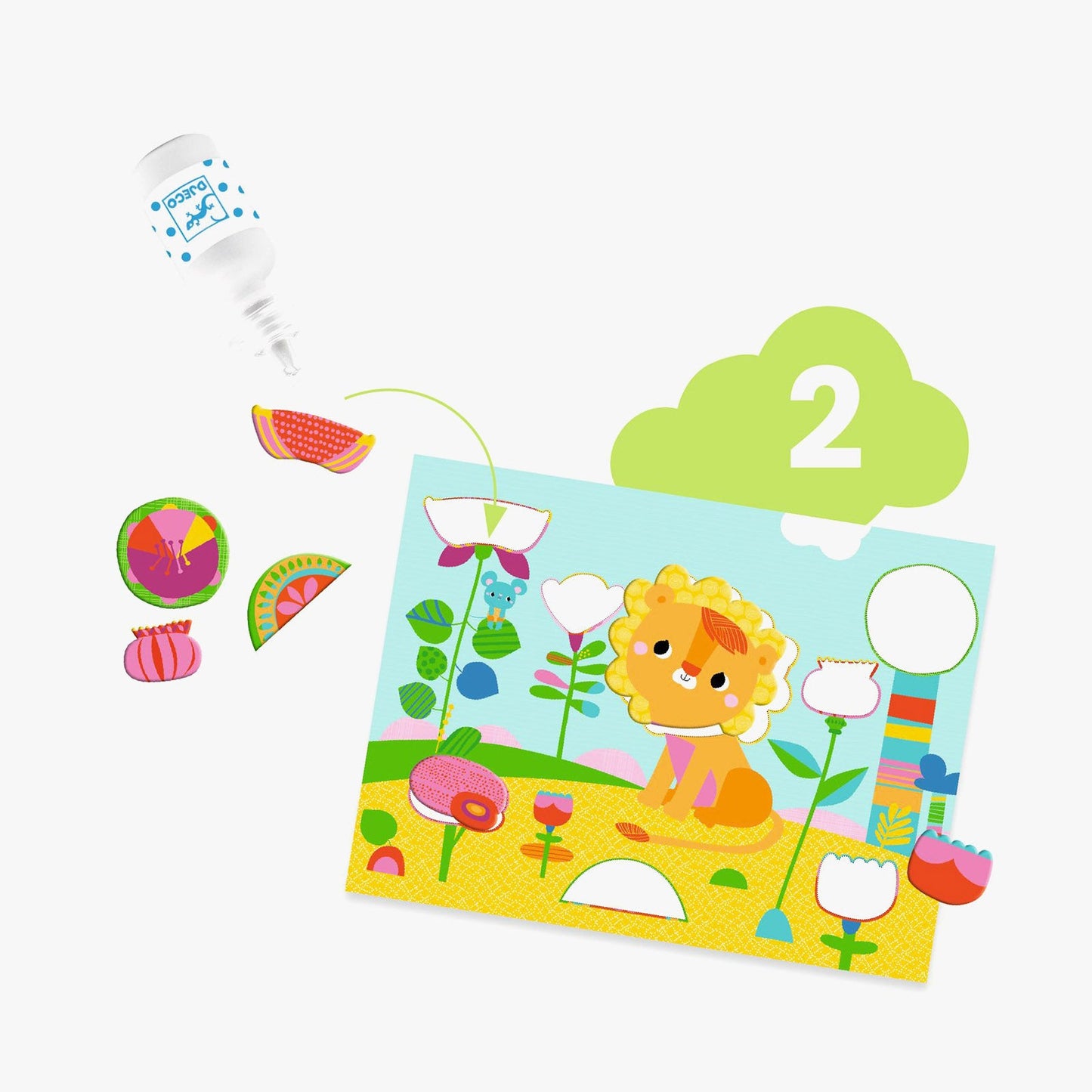 Djeco 6 Crafts Activity Pack The Mouse and His Friends