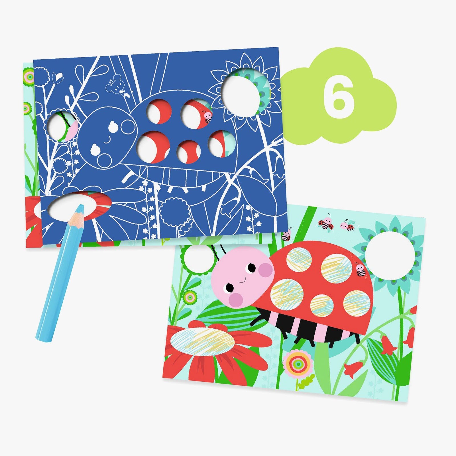 Djeco 6 Crafts Activity Pack The Mouse and His Friends