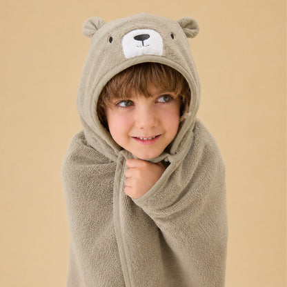 Bear Baby & Kids Hooded Bath Towel
