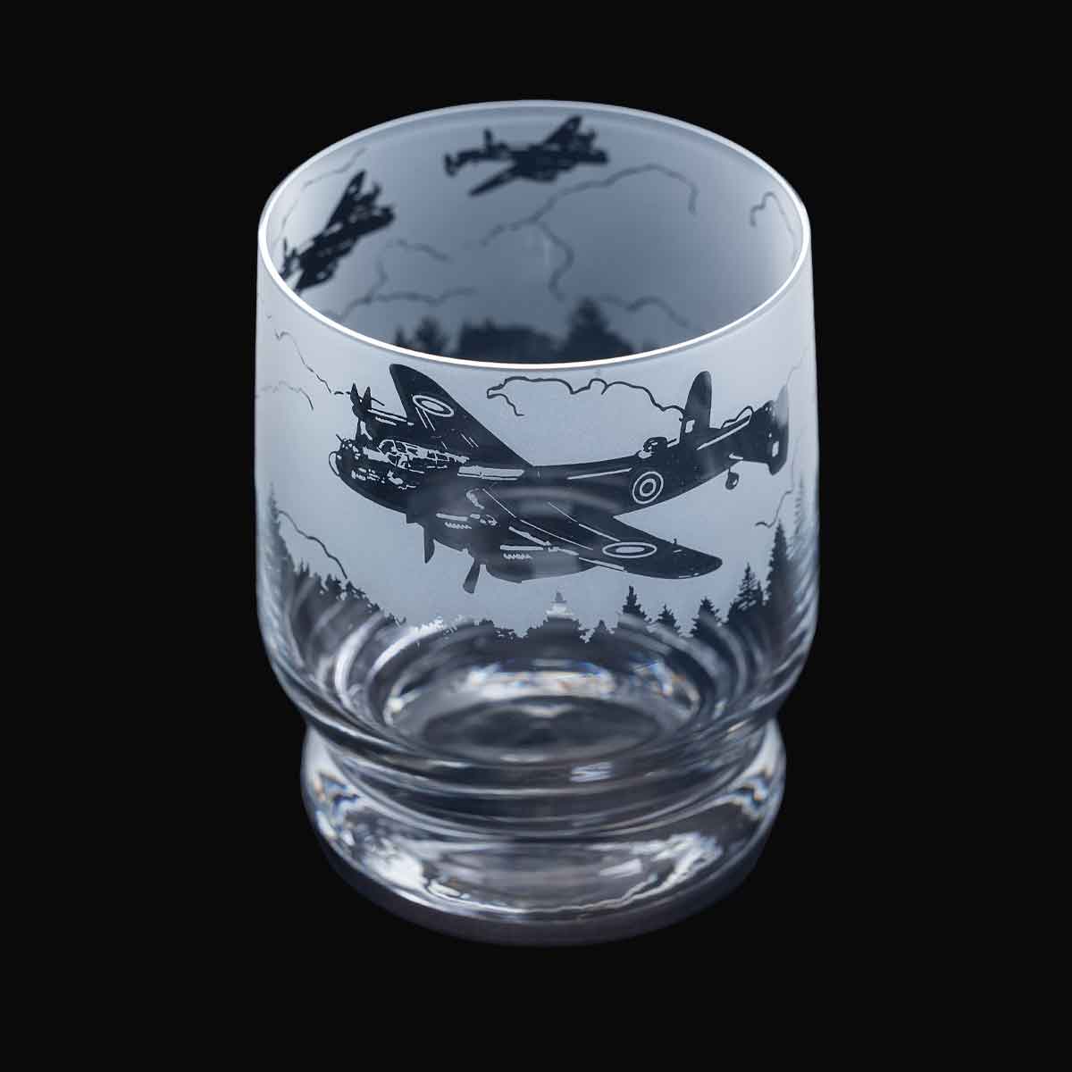 Dartington Crystal Aspect Lancaster Bomber Tumbler