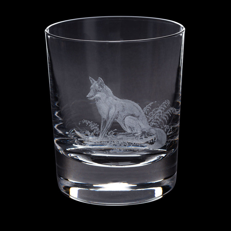 Dartington Crystal Hand Engraved Fox Tumbler
