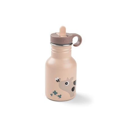Done by Deer Metal Bottle - Tiny Farm Pink