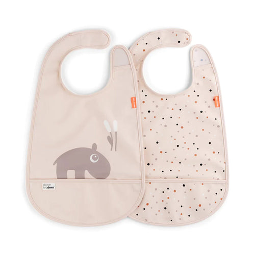 Done by Deer Velcro Bib 2 Pack