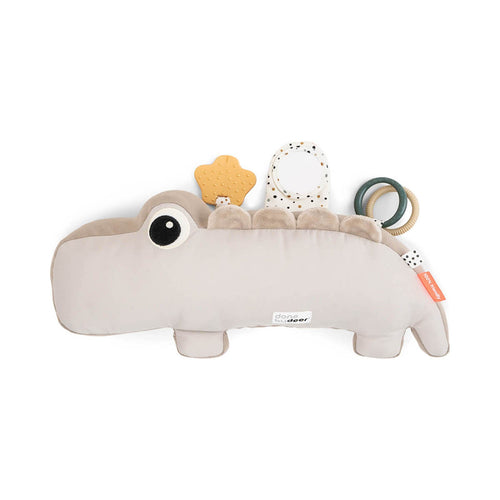 Done by Deer Tummy Time Croco Toy - Sand