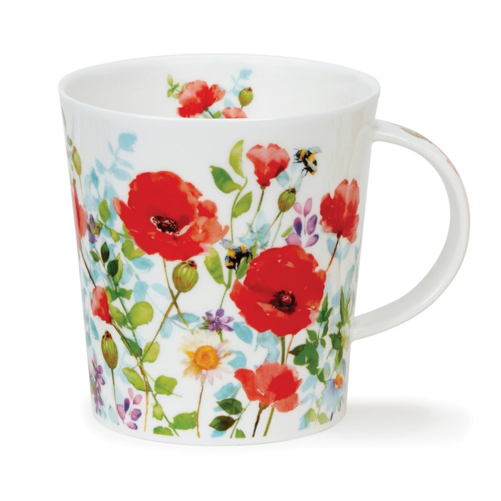 Dunoon Lomond Floral Haze Red Mug