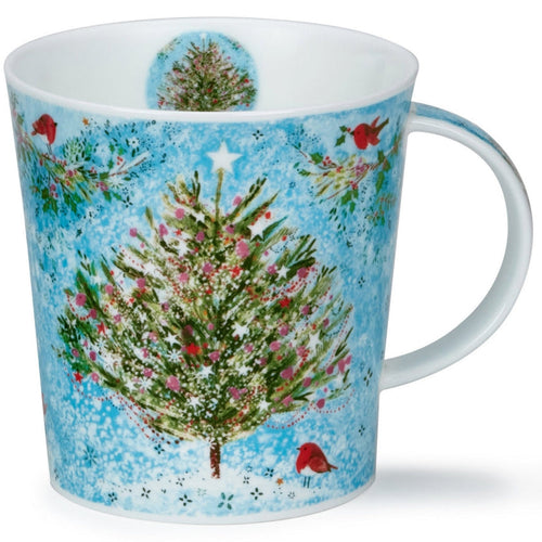 Dunoon Snowy Christmas Tree Mug
