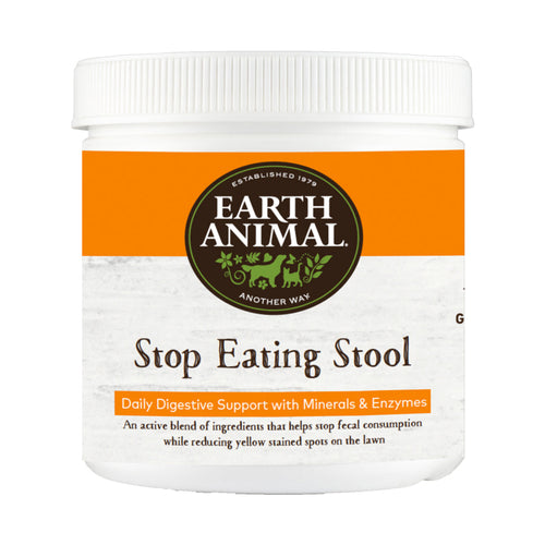 Earth Animal Stop Eating Stool Supplement for Pets