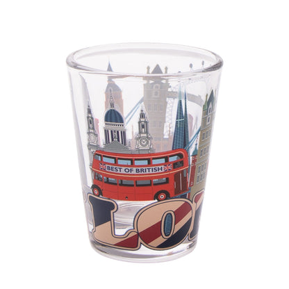 Elgate Union Jack & Skyline Shot Glass