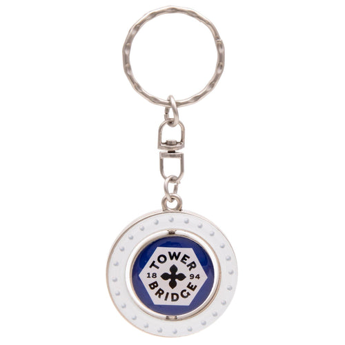 Emblem Tower Bridge Round Spinning Keyring