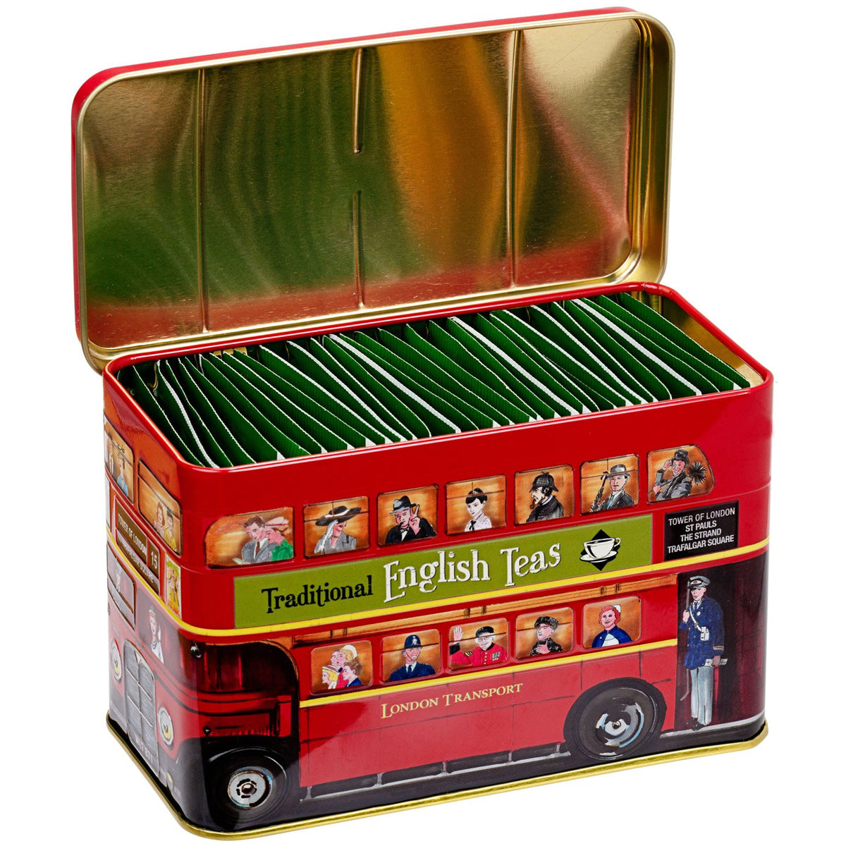 New English Teas - London Red Bus Tea Tin