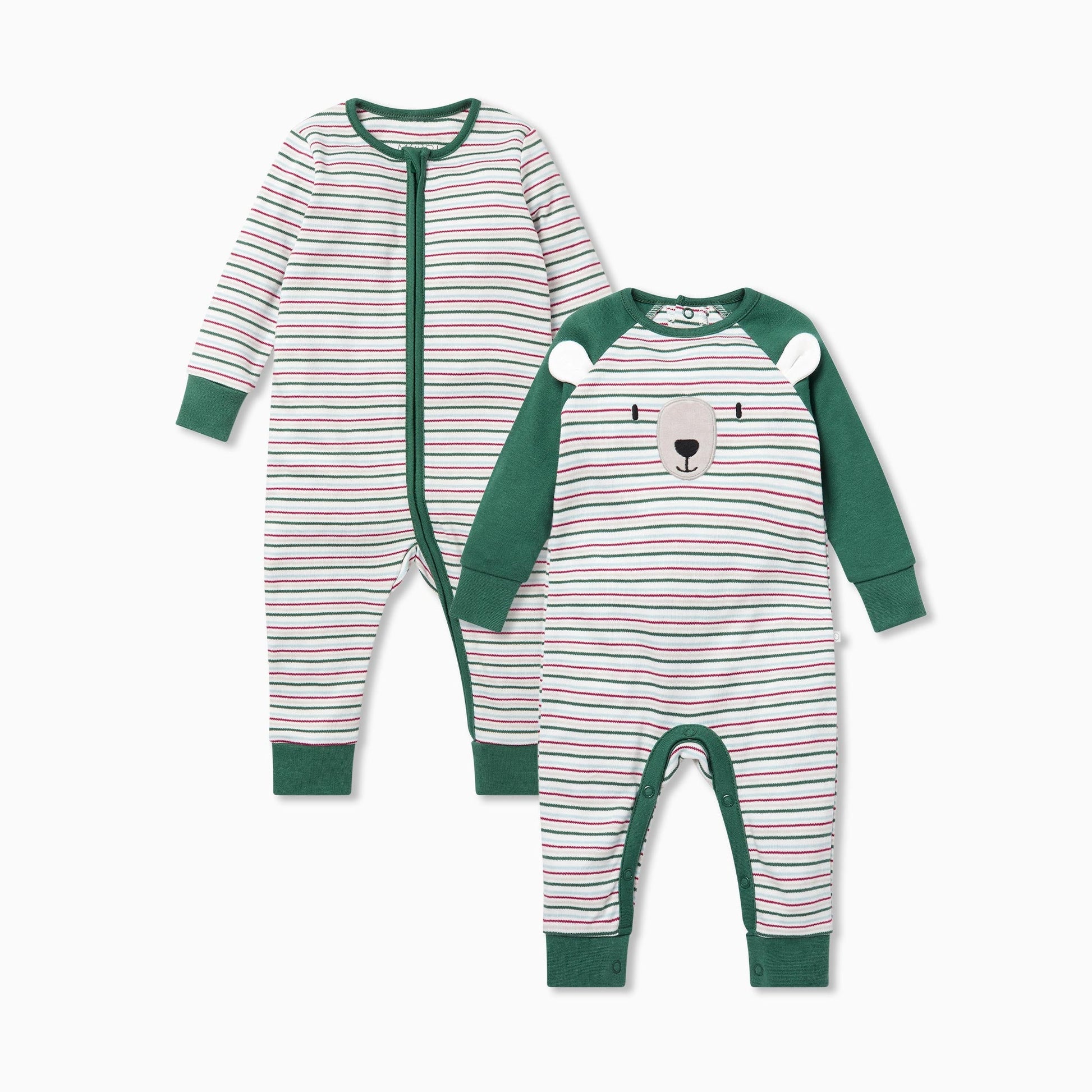 Festive Sleepsuit 2 Pack
