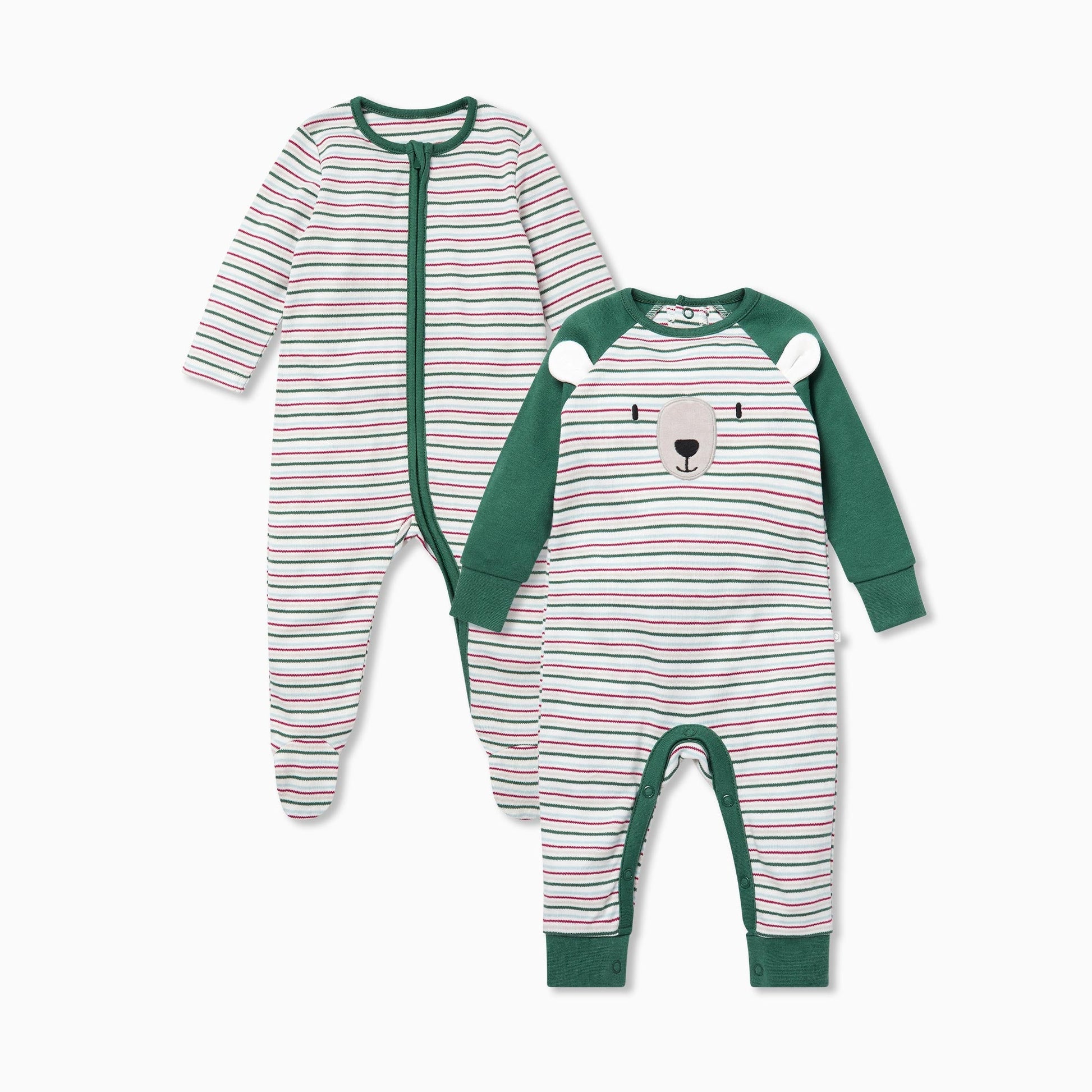Festive Sleepsuit 2 Pack
