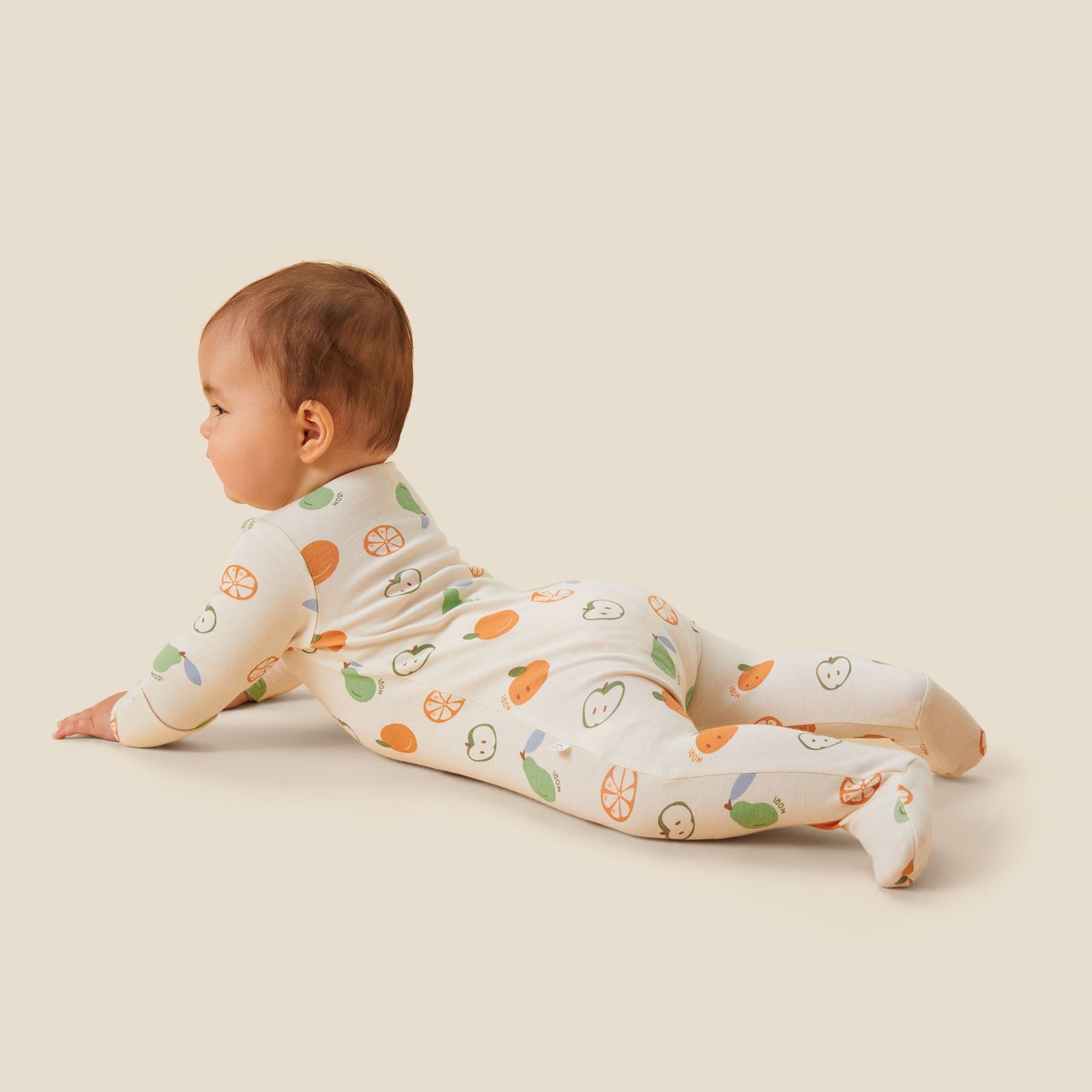 Fruit Print Clever Zip Sleepsuit