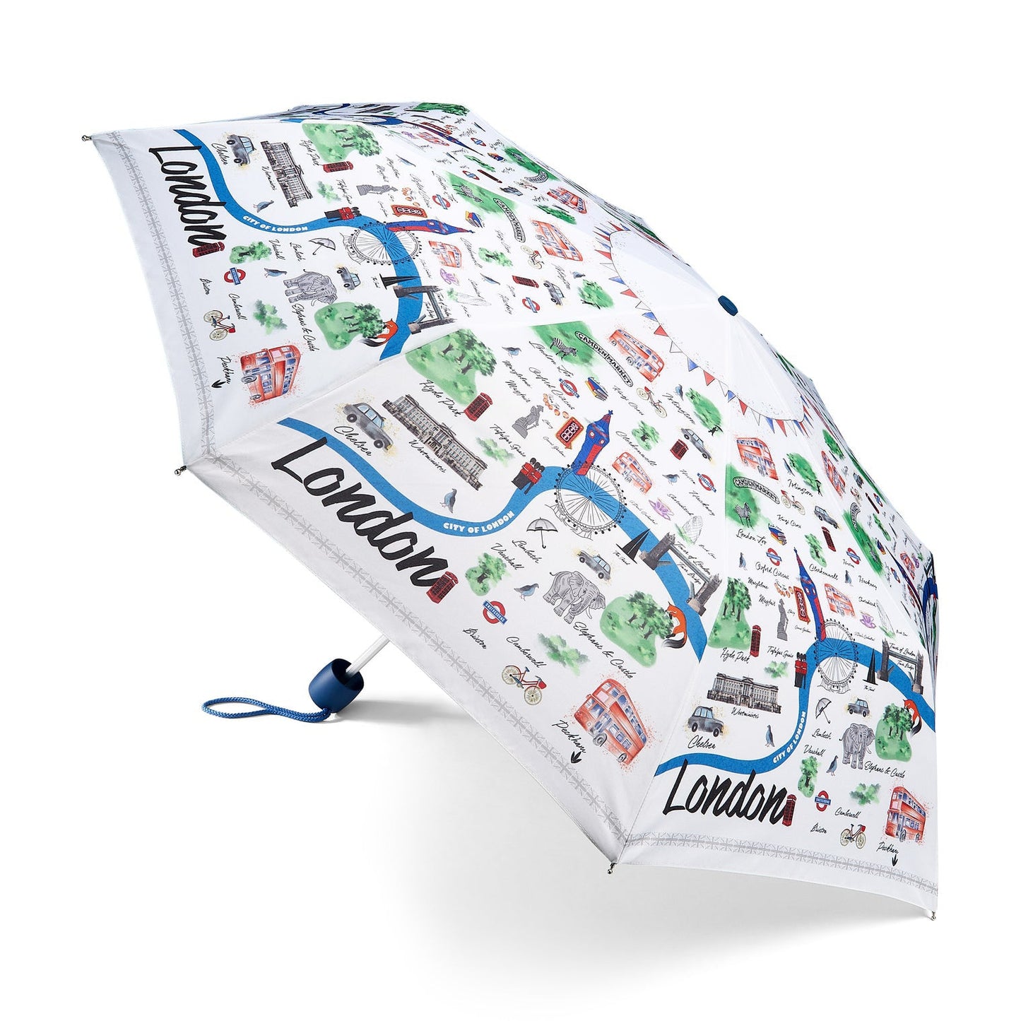 Fulton London Map Umbrella