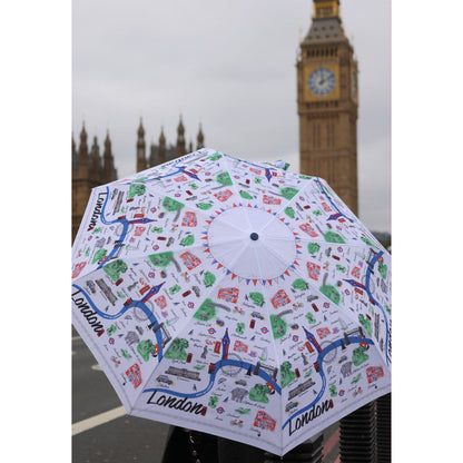 Fulton London Map Umbrella
