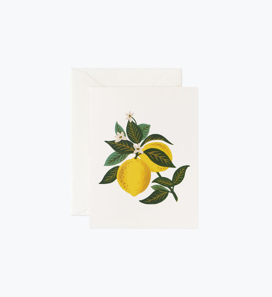 Lemon Blossom Everyday Card - Single Card
