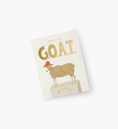 G.O.A.T. Love & Friendship Card - Single Card