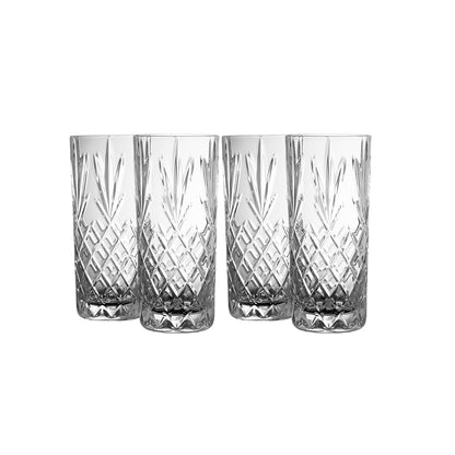 Galway Crystal Renmore Hi-ball Set of 4