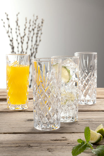 Galway Crystal Renmore Hi-ball Set of 4