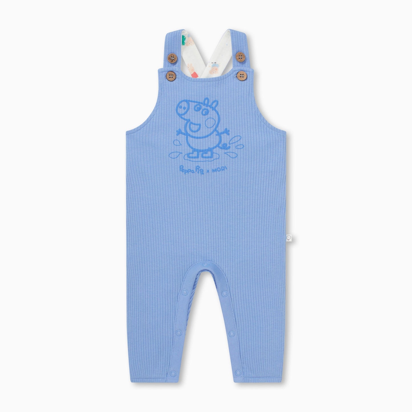 George Pig Ribbed Dungarees