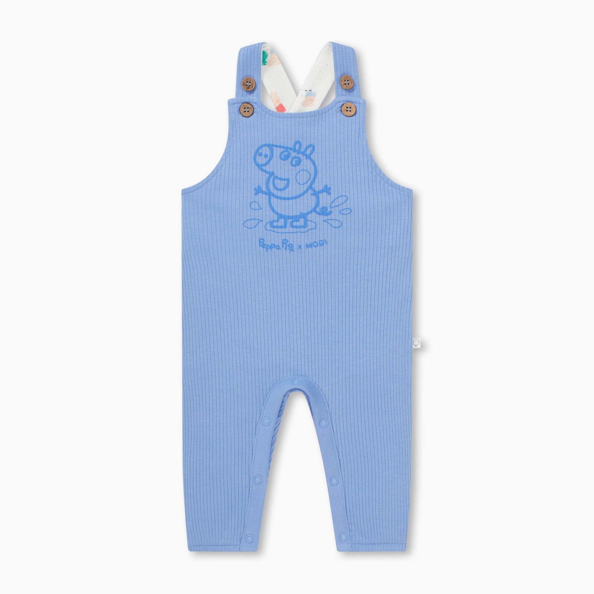 George Pig Ribbed Dungarees