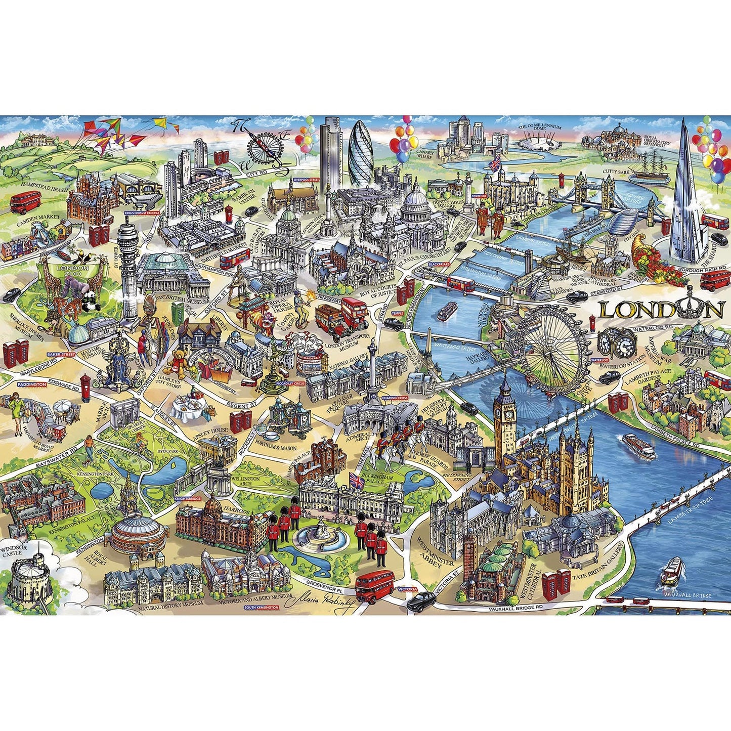 Gibsons London Landmarks 500pc Puzzle