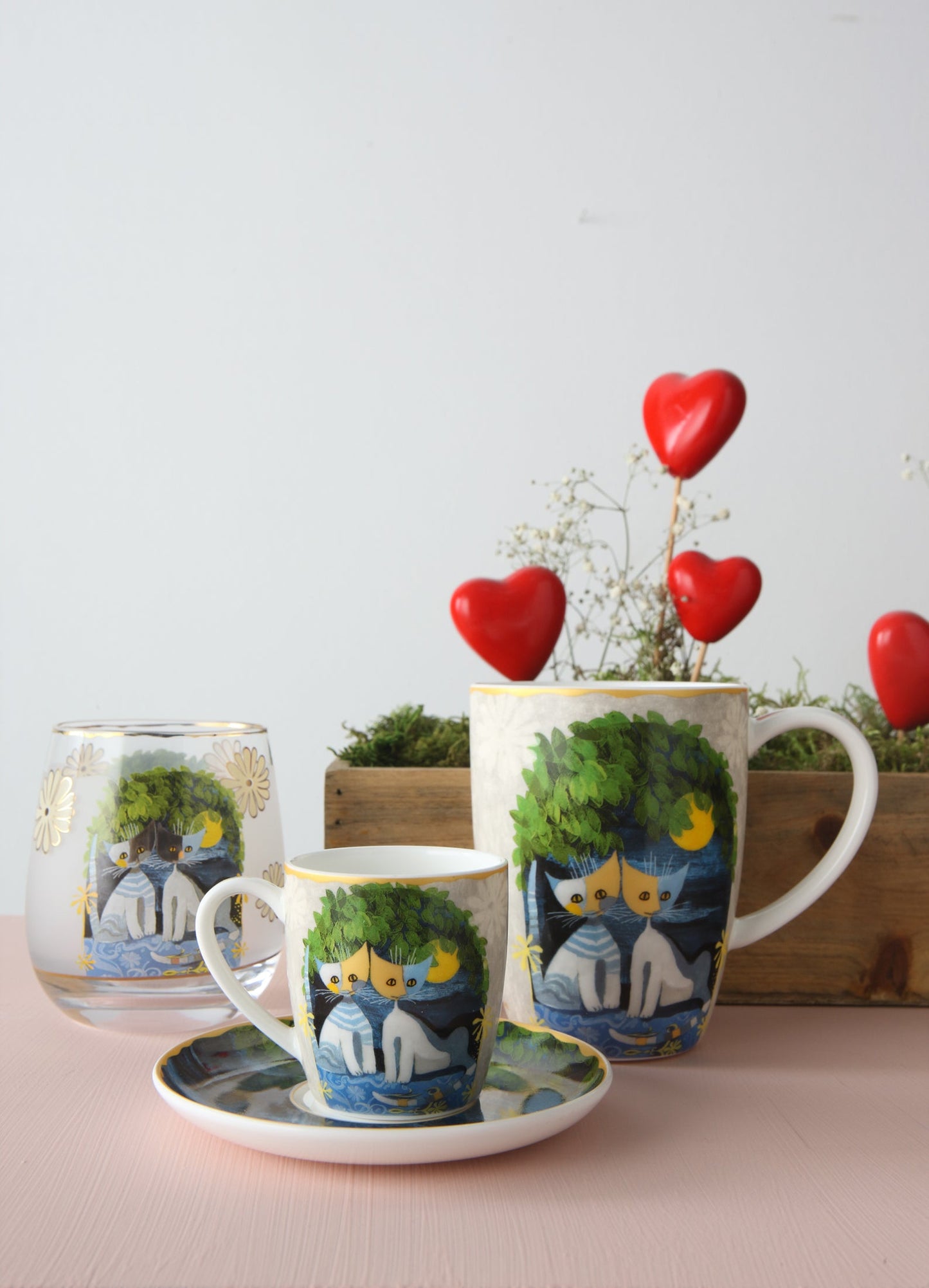 Goebel Al chiaro di luna Mug - Blue | Rosina Wachtmeister