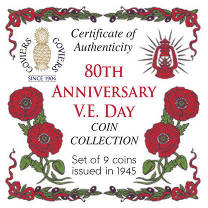 Goviers 80th Anniversary V.E.Day Coin Collection
