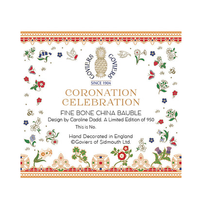 Goviers God Save The King A Coronation Celebration Bauble