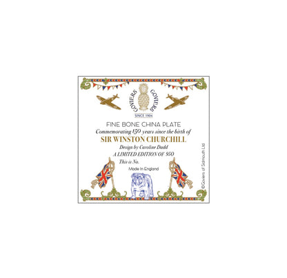 Goviers Sir Winston Churchill  Plate