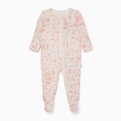 Gruffalo Foxglove Pink Zip-Up Sleepsuit
