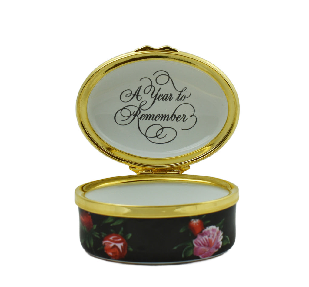 Halcyon Days 2003 A Year To Remember Enamel Box