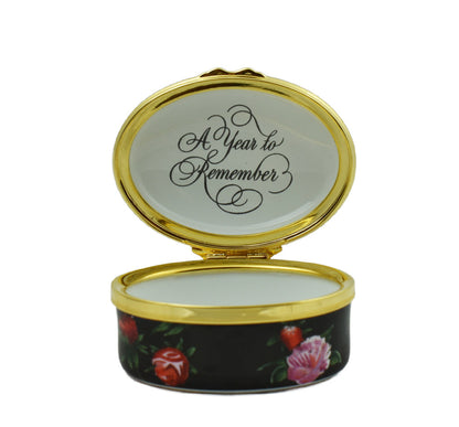 Halcyon Days 2003 A Year To Remember Enamel Box