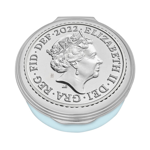 Halcyon Days Her Majesty Queen Elizabeth II - 2022 Commemorative Coin Enamel Box
