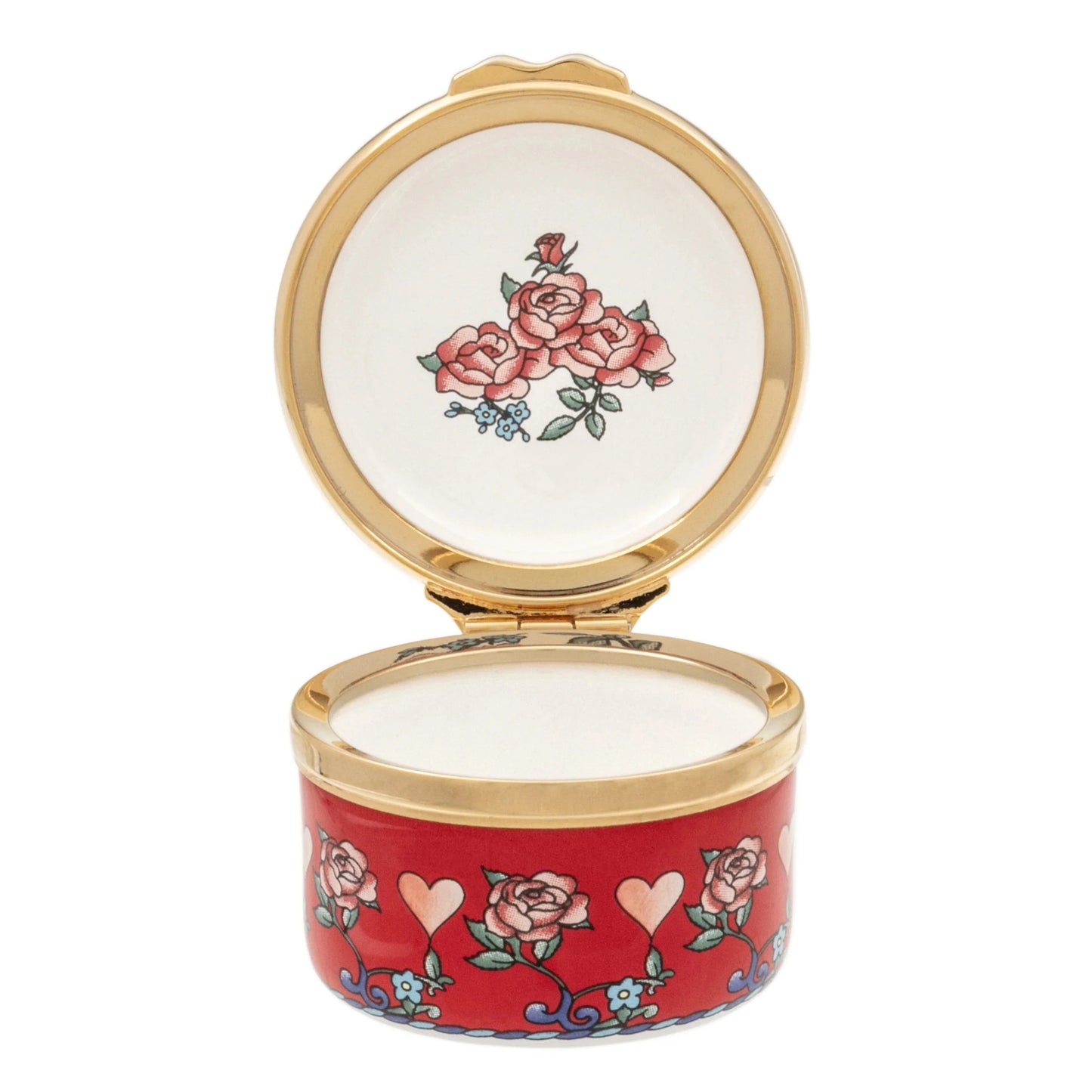 Halcyon Days I Love You Enamel Box