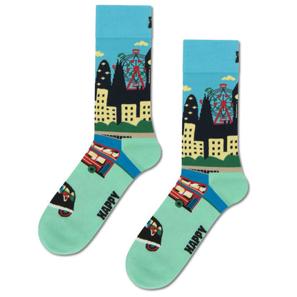 Happy Socks 2 Pack Slang Socks Gift Set - London Edition - 41-46