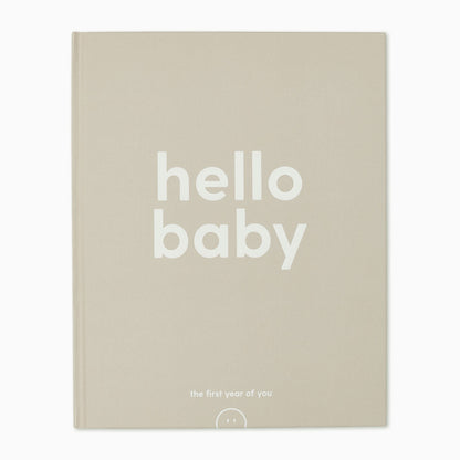 Hello Baby Book - Grey