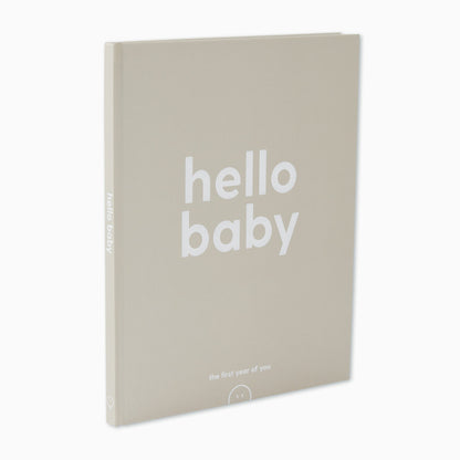 Hello Baby Book - Grey