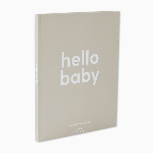 Hello Baby Book - Grey