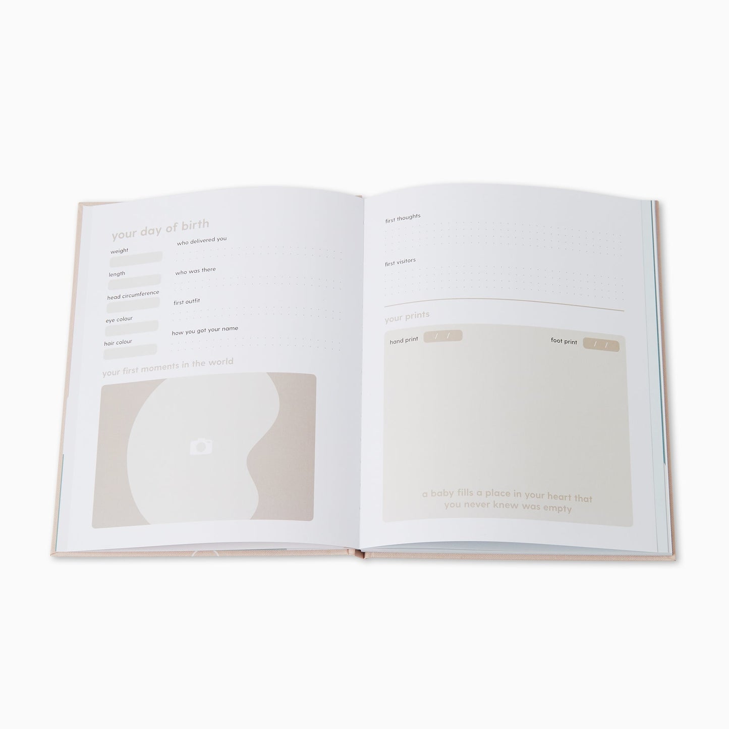 Hello Baby Book - Grey