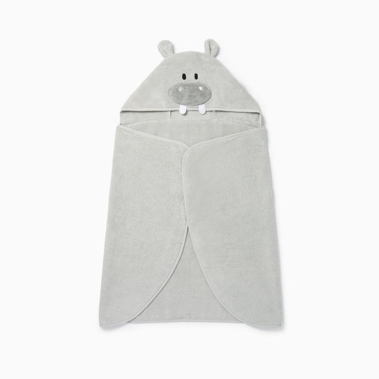 Hippo Baby & Kids Hooded Bath Towel