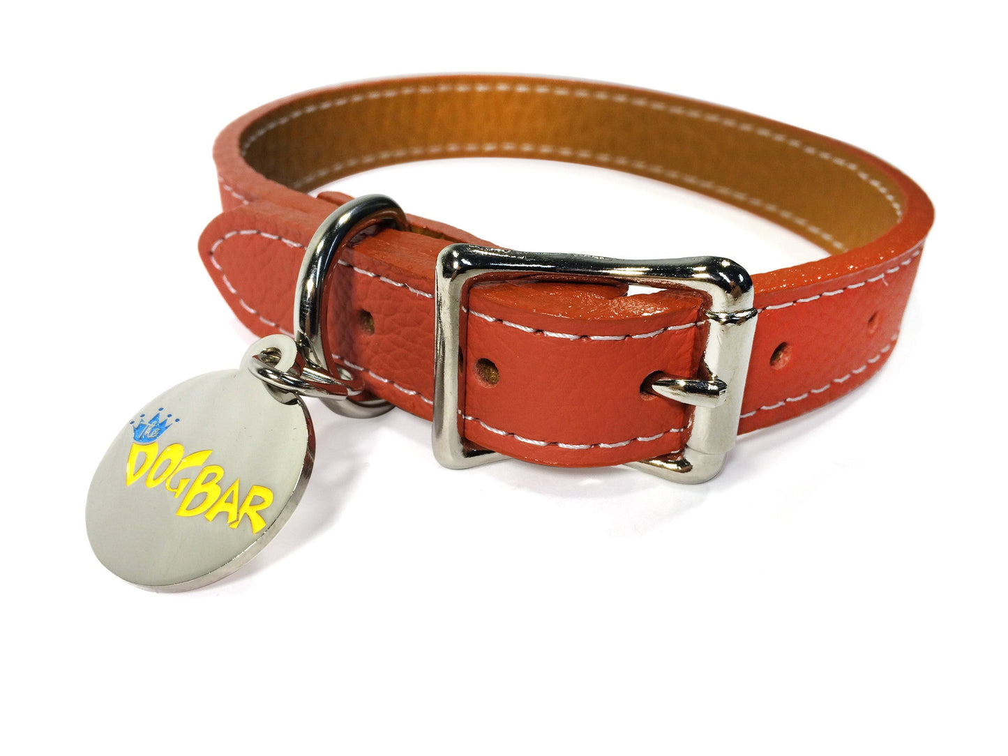 Dog Bar Tuscan Leather Dog Collar