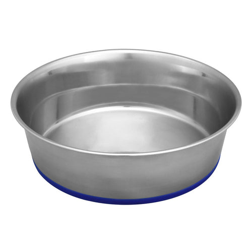 Non-Skid Stainless Steel Dishes